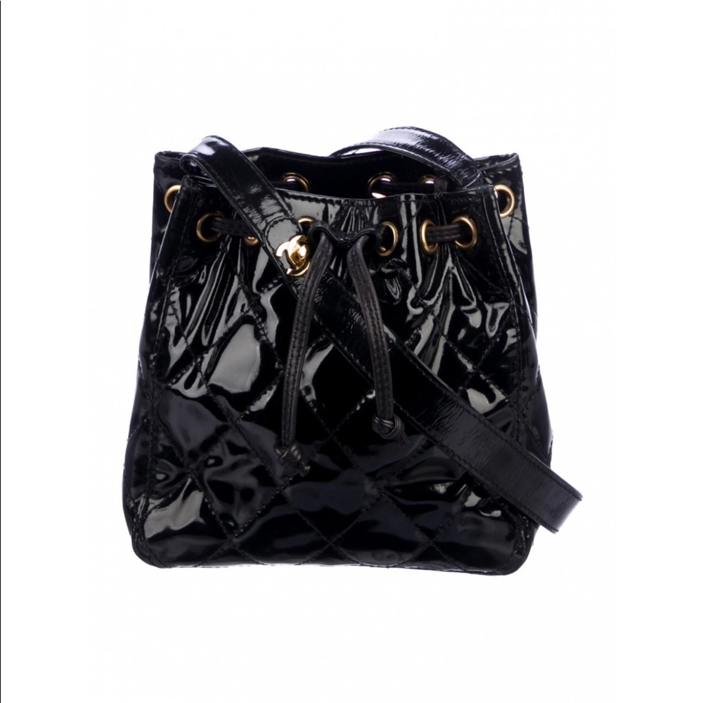 Authentic Vintage Chanel mini bucket bag